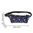 thumbnail image 3 of Unique Bargains Outdoor Fanny Pack 1 Pc Blue Multicolor, 3 of 6