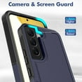 thumbnail image 5 of for Samsung Galaxy S22 Case: Dual Layer Protective Heavy Duty Cell Phone Cover Shockproof Rugged with Screen Protector - Military Protection Bumper Tough - Samsung Galaxy S22 5G 2022, 6.1 inch, Blue, 5 of 15