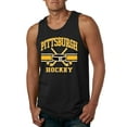 thumbnail image 1 of Wild Bobby City of Pittsburgh Hockey Fantasy Fan Sports Men's Tank Top, Black, Small, 1 of 5