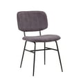 thumbnail image 3 of Porthos Home Efia Dining Chairs, Steel Frames, Armless (Set of 2), 3 of 8