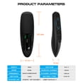 thumbnail image 2 of G10BTS Remote Control 5.0 Air Mouse IR Learning Gyroscope Wireless Infrared Remote Control for Android TV Box HTPC PCTV, 2 of 7