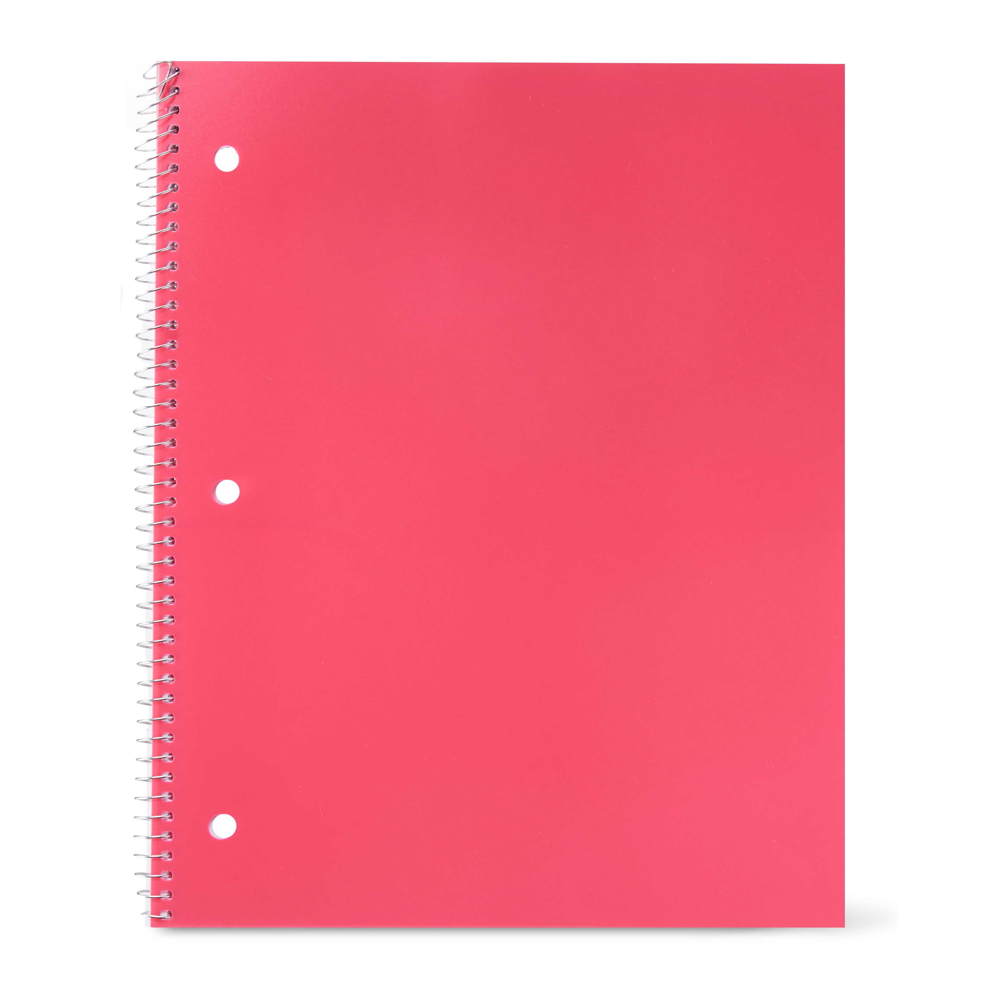 Pen + Gear Poly 1Subject Notebook, Wide Ruled, 9" x 11", 100 Sheets