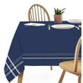 thumbnail image 2 of French Border Tablecloth (52 X 72) (Navy Blue), 2 of 2