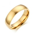 thumbnail image 1 of Men Women Wedding Rings Elegant Cz Gold-color Promise Engagement Band, 1 of 8