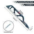 thumbnail image 2 of ACFAN 12-inch Versatile Alloy Reciprocating Saw Blade for Cutting Bubble Brick Hollow Brick Red Brick and Concrete Block with Hand Tools ICK, 2 of 9