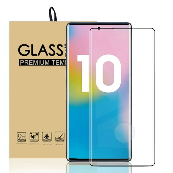 GoldCherry For Samsung Galaxy Note 10 Screen Protector,[Full Coverage][Case Friendly] Bubbles Free Scratchproof Tempered Glass For Samsung Note 10/Note 10 5G 2019(1-Pack)