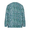 thumbnail image 4 of Sudadera de manga larga con capucha y bolsillos para mujer, estilo casual, con estampado de moda, de poliéster, 4 of 5