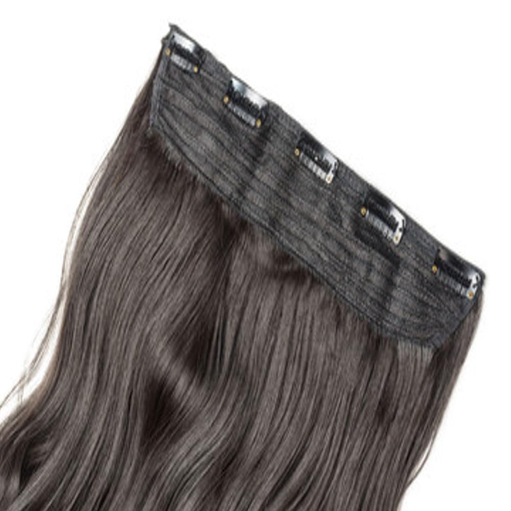 Clip On Hair Extension For Women, Instantly Increase Length And Volume (NATURAL BROWN, 14'' Inches)