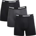 thumbnail image 2 of ToBeInStyle Men's Pack of 3 Assorted Basic Performance Boxer Briefs - 3XL, 2 of 6