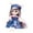 P, variant on Adorable 12-Inch Plush Doll with Removable Animal Costume Perfect Gift for Kids, Toddlers, and Collectors