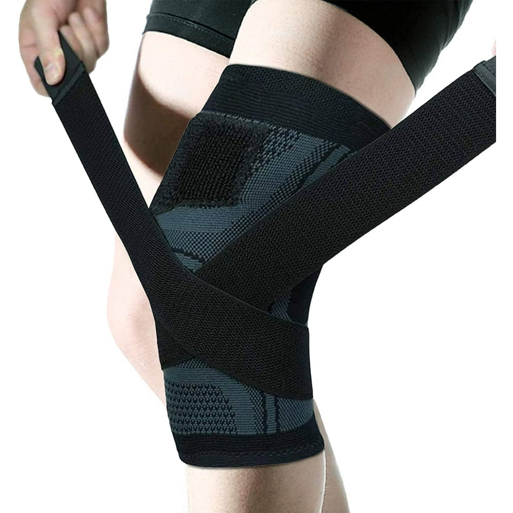 Knee Braces, Patella Support Sleeve with Compression Strap to MCL ...