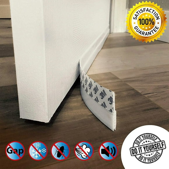 High-Quality Door Draft Stopper for Interior Doors, Strong Adhesive Weather Stripping Ensures Effective Dust and Draft Blocker, Energy-Saving Soundproof Barrier for Temperature