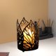 thumbnail image 4 of Iron Color Old Hollowed Out Leaves Candle Holders Home Decorative Candle Holders Ornaments Props Crafts, 4 of 6