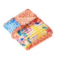 thumbnail image 3 of Lio 60 x 50 Quilted Ruffled Throw Blanket, Polyester Fill, Multicolor, 3 of 5