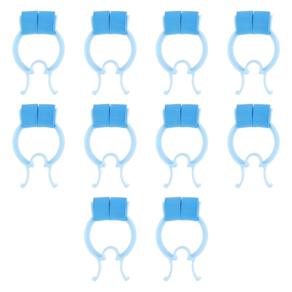XIRQI Nose Clip 10Pcs Nasal Nose Stop Clips Nose Bleed Treatment Nose Plugs (2.56"X1.57"X0.31")