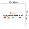 thumbnail image 4 of Quotes/sayings Wall Decals for Boy's Bedroom - You are Amazing, To Go to Sleep I Count Dinosaurs not Sheep Wall Sticker Decal With Easy Installation Instructions Wall Decal - Size: 30 In x 9 In, 4 of 5