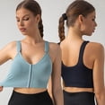 thumbnail image 3 of Wensltd Women Sports Bras Adjustable Solid Color Plus Size Seamless Bras Full Coverage Comfort Workout Bras, 3 of 4