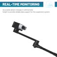 thumbnail image 2 of YXPCARS Rear Suspension Ride Height Level Sensor for 2010-2012 Land Rover Range Rover (L14H), 2 of 9