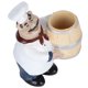 thumbnail image 1 of Estatua de Chef de resina, soporte para palillos de dientes, estatuilla nórdica, decoración de mesa para restaurante, artesanía, 1 of 12