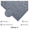 thumbnail image 6 of Poly Rose Indoor/Outdoor Mat,18" x 30", Light Grey, 6 of 6