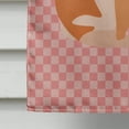 thumbnail image 4 of Carolines Treasures BB7962CHF Anglais Lapin Rose Check Toile Maison Drapeau, 4 of 4