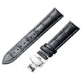 thumbnail image 2 of Gostoto Calf Leather Watch Strap Butterfly Clasp Watch Band Replacement Strap 16mm-22mm Watchband Belt with Tools, 2 of 5