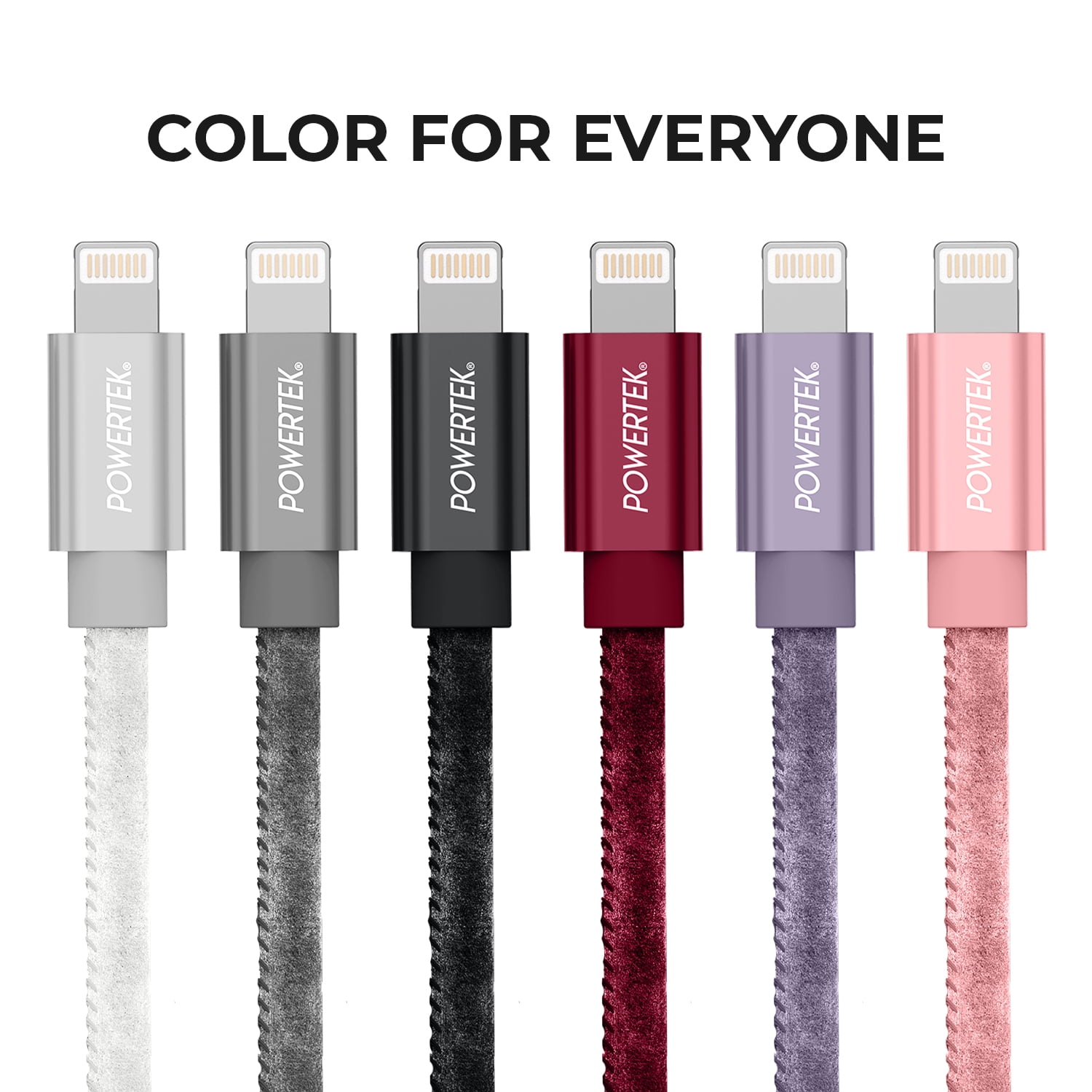Liquipel Powertek Silk USB-A to Lightning - Purple