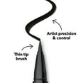 thumbnail image 5 of Hard Candy Party Lines Brush Tip Liner, Liquid Eyeliner, Waterproof, Little Black Dress, Black, 5 of 8