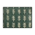 thumbnail image 5 of Yayeee Area Rugs for Living Room 5.2'x4' Non Slip Washable Bedroom Floor Carpet, Dark Green Leaves, 5 of 5
