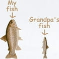 thumbnail image 2 of CafePress - My Fish, Grandpas Fish - Baby Light Bodysuit, Size Newborn - 24 Months, 2 of 4
