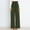 Army Green, variant on Tbopshirt Linen Pants for Women Solid Color High-waist Loose Women's Wide Leg Pants Cargo Pants Women