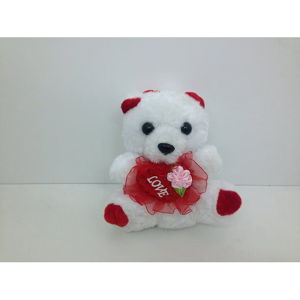 Mini Plush Teddy Bear with Love Heart