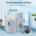thumbnail image 2 of Havato Nugget Portable Ice Maker, 35lbs/24H, Self-Cleaning Function for Home/Office/Parties, 2 of 7