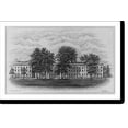 thumbnail image 2 of Historic Framed Print, Columbia College, 1828, [New York City], 17-7/8" x 21-7/8", 2 of 9