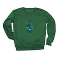thumbnail image 4 of Sweaters For Women Butterfly Print Casual Fashion Long Sleeve Crew Neck Pullover Sweatshirt Top M Womens Sweaters, 4 of 4