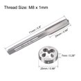 thumbnail image 2 of Uxcell Metric Tap and Die Set Machine Thread Screw Tap with Round Die M8 x 1mm, 2 of 6
