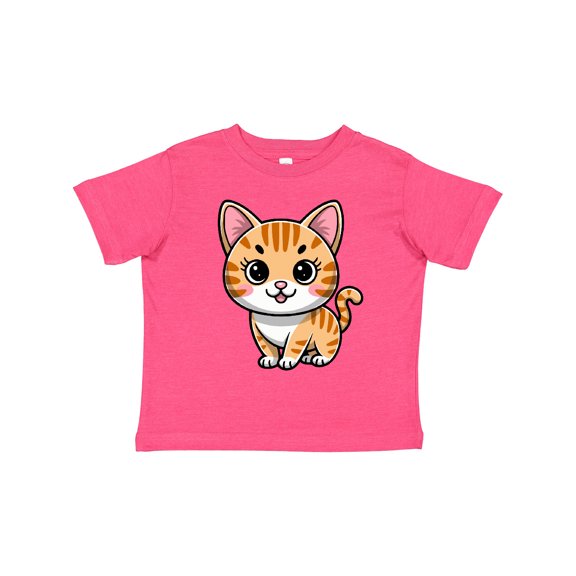 Inktastic Orange Tabby Cat Kitty Boys or Girls Toddler T-Shirt