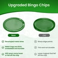 MR CHIPS Magnetic Bingo Wand Combo with 100 Upgraded Bingo Chips, Green
