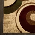 thumbnail image 3 of Home Dynamix Tribeca Emmitt Contemporary Geometric Circles Area Rug, Ivory/Red, 7'10"x10'6", 3 of 5