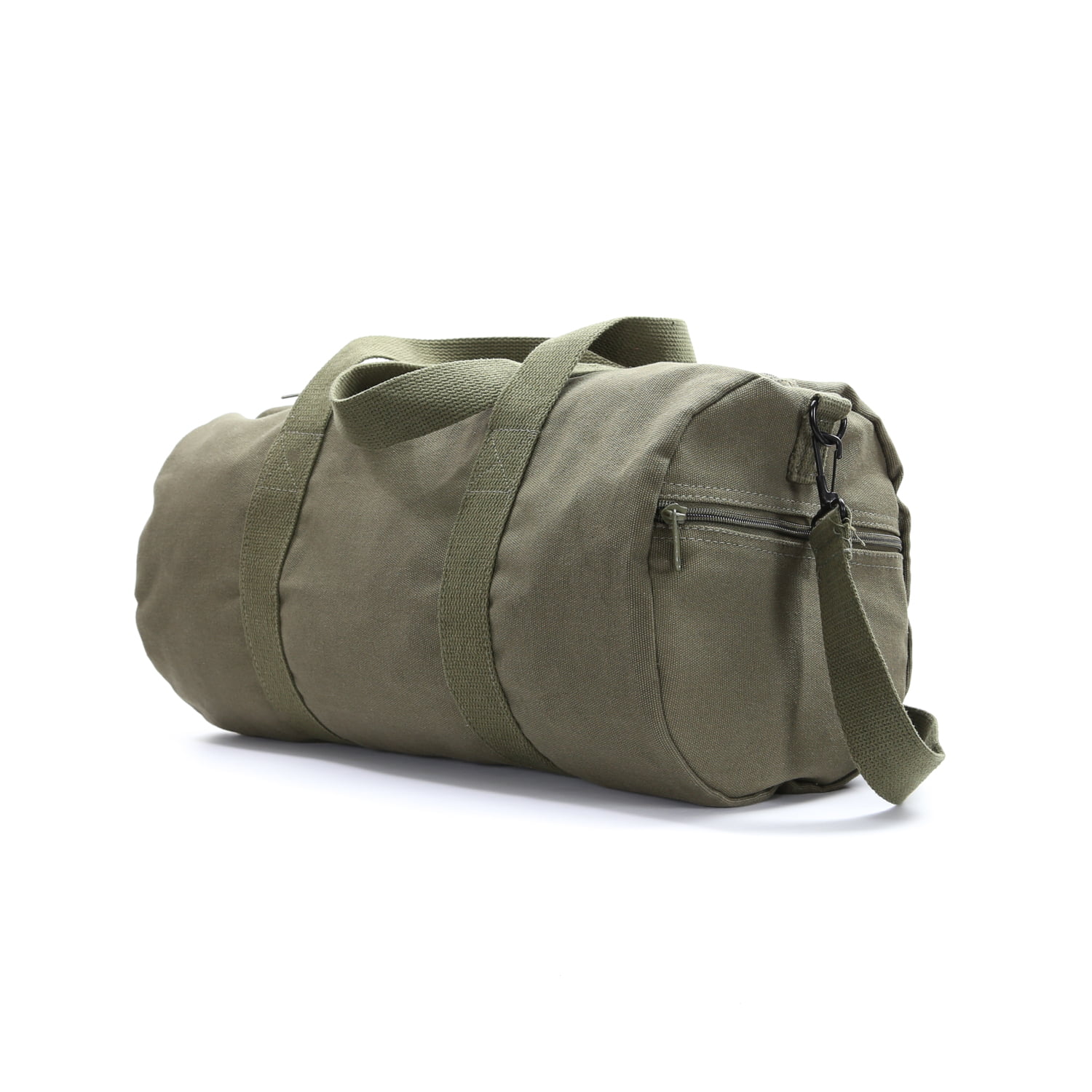  WHITEDUCK Heavy Duty Canvas Duffel Bag for Men and Women -  Foldable Military Army Style Duffel Bag, with Full Length Zipper- Outdoors