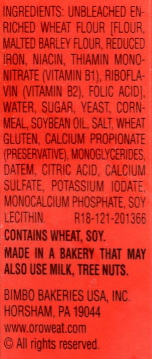 Oroweat Specialty White Crustini Sandwich Roll, 8 count, 18 oz
