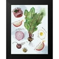 thumbnail image 2 of Wang, Melissa 19x24 Black Modern Framed Museum Art Print Titled - Food Sketches II, 2 of 5