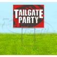 thumbnail image 1 of Tailgate Party Bucs (18" x 24") Yard Sign, Includes Metal Step Stake, 1 of 6
