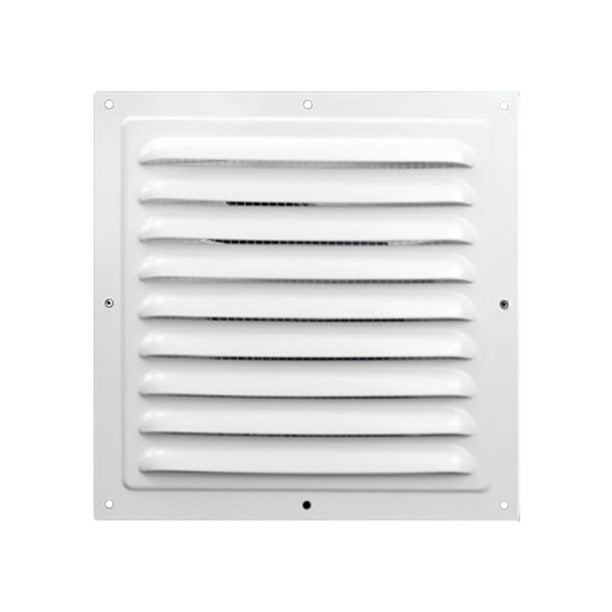 Cubierta de ventilación de aire Rejilla de ventilación de aire Cuadrada Aleación de aluminio Cubierta de ventilación blanca Aire 20 centímetros