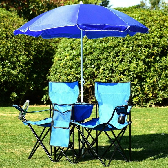 Folding Chair With Umbrella