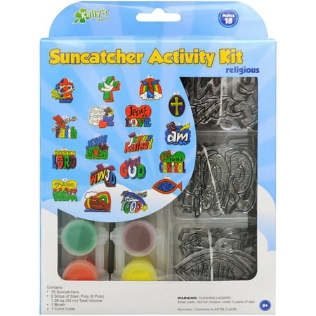 New Image Group Suncatcher Group Activity Kit, Religious, 18-Pack