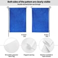 thumbnail image 2 of Wukai Blue Glitter Garden Flags Double Sided Welcome Garden Yard House Flags Outside Outdoor House (Only Flag), 2 of 8