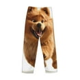 thumbnail image 3 of Fotbe Happy Fluffy Running Dog Men's Pajama Pants,Sleepwear Pants,Pj Bottoms Drawstring And Pockets-XX-Large, 3 of 7