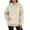 Beige, variant on Oversized Hoodies for Women Casual Solid Color Drawstring Long Sleeve Pullover Sweatshirts with Pockets for Daily Wear Fall and Winter Outfits