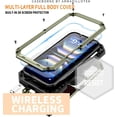 thumbnail image 3 of Case for iPhone 16 Pro Max,Military Grade 3 in 1 Metal Full-Body Rugged Stylish Kickstand Protective Case with Built-in Screen Protector Phone Case for iPhone 16 Pro Max,6.9 inch 2024 (Green), 3 of 16